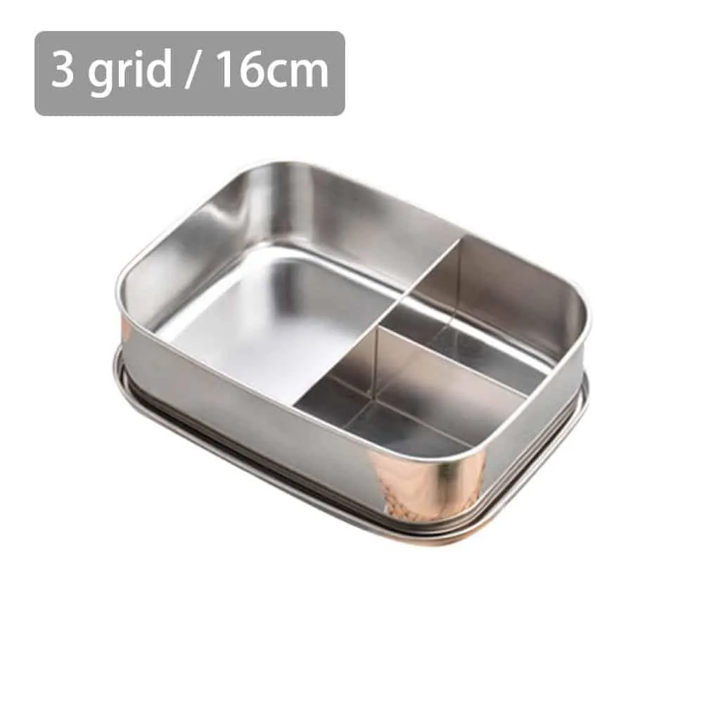 Solid Stainless Steel Lunch Box