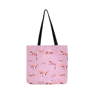 Strawberry Pink Reusable Shopping Bag (Two sides)