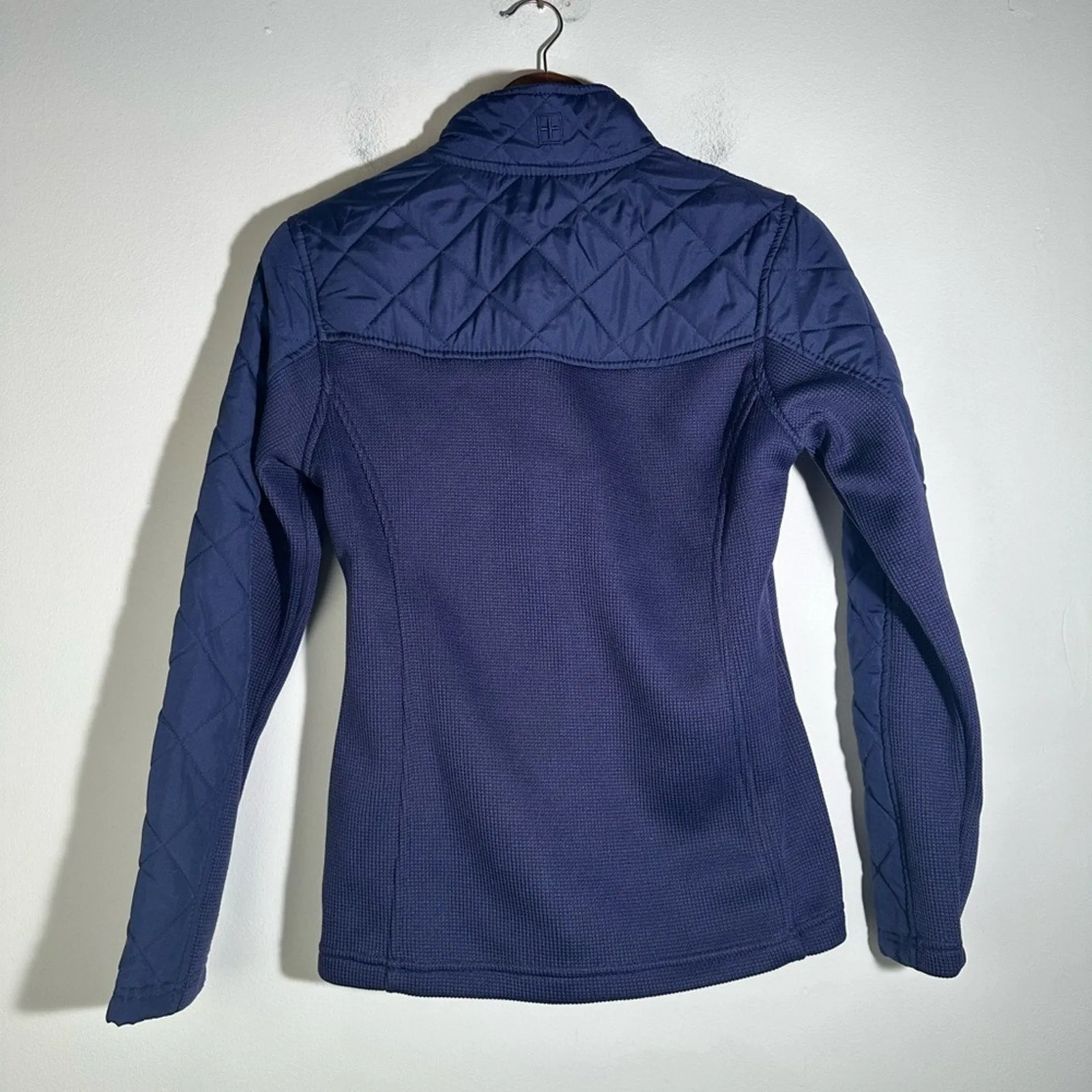 Swiss Tech Navy Quilted Jacket