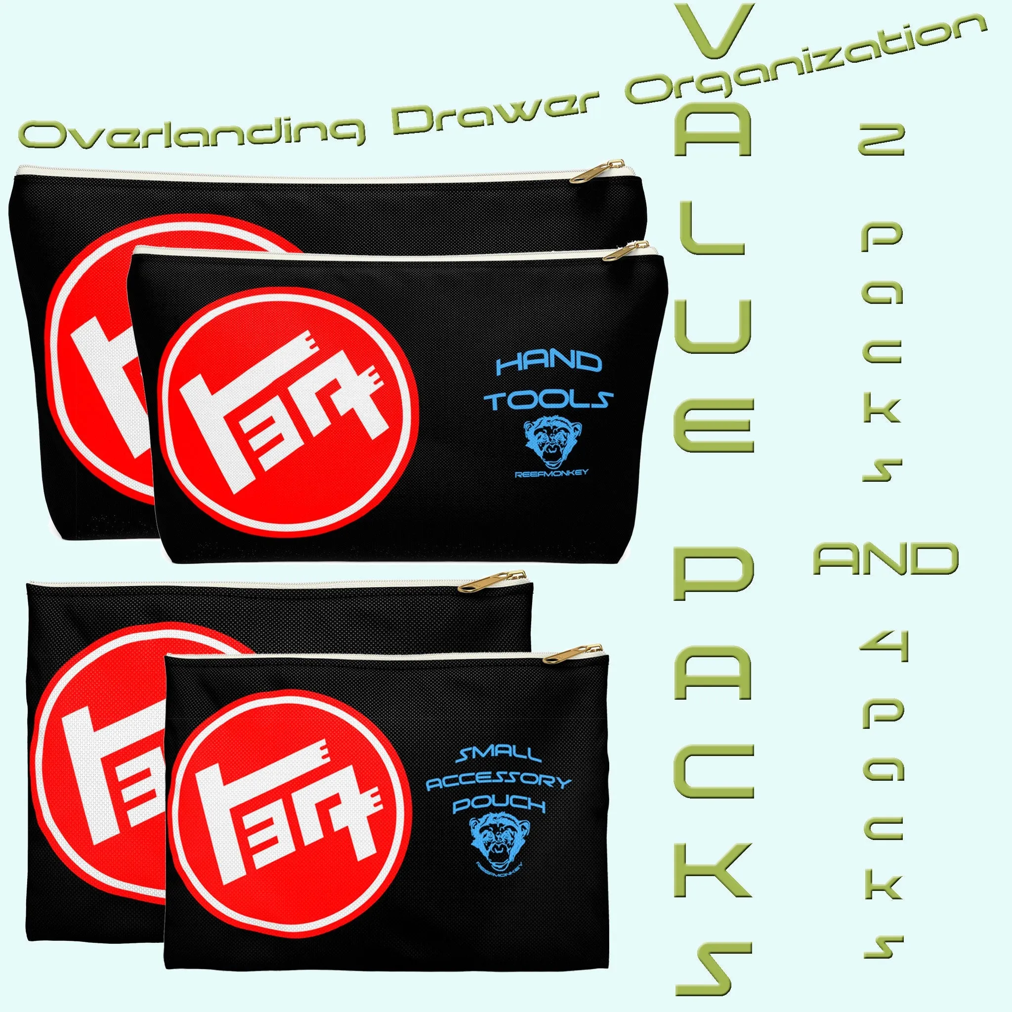 TEQ Toyota Overlanding Drawer Organization Bags by Reefmonkey
