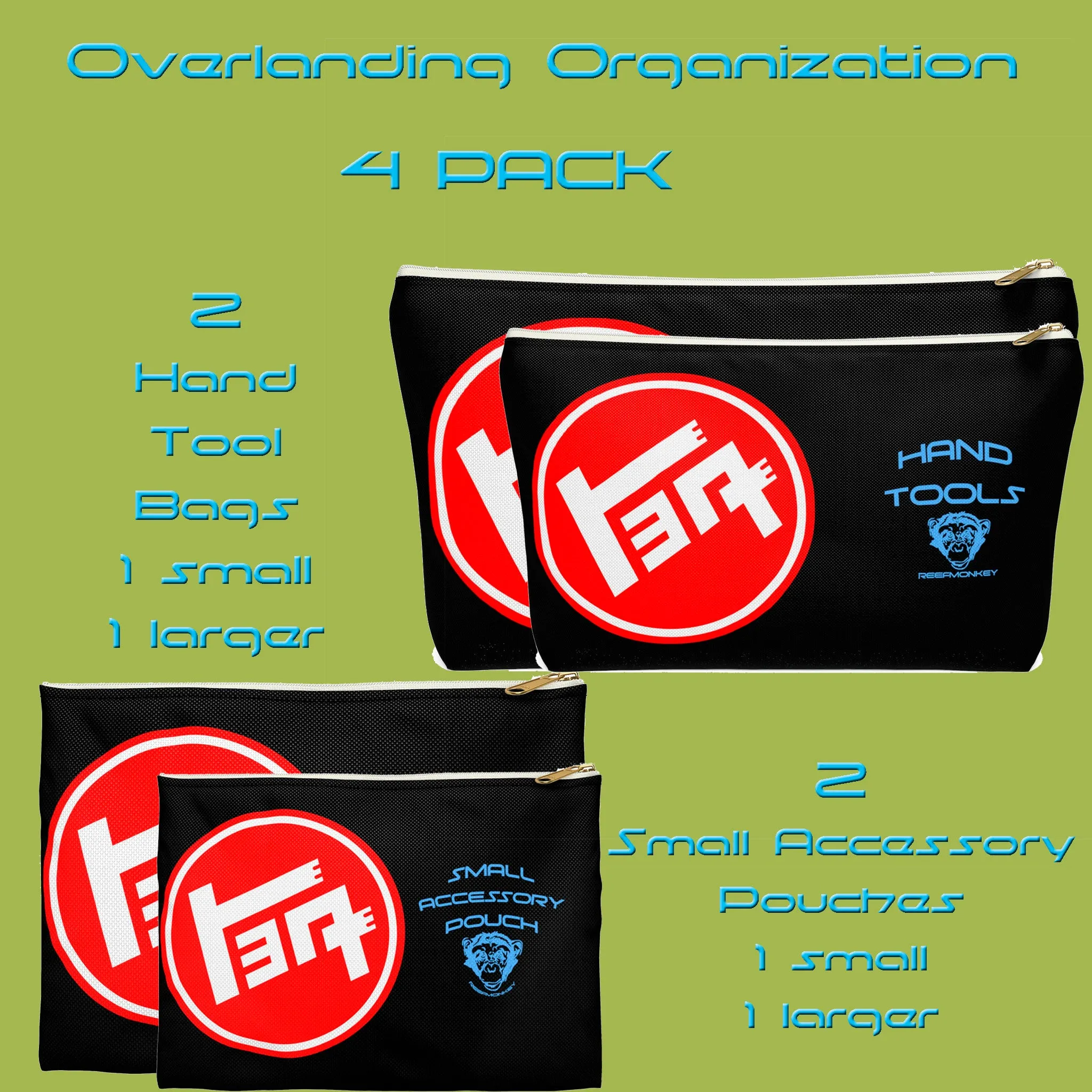 TEQ Toyota Overlanding Drawer Organization Bags by Reefmonkey