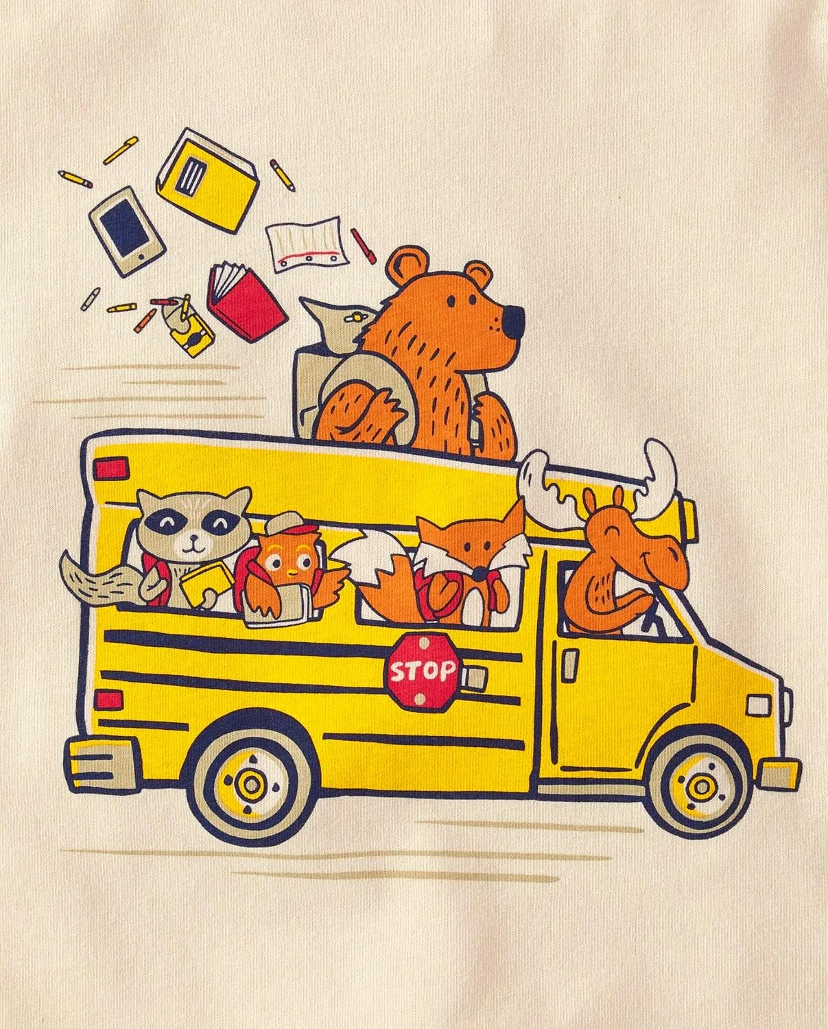 The Children's Place Baby and Toddler Boys' School Days Short Sleeve Graphic T-Shirts, Multipack
