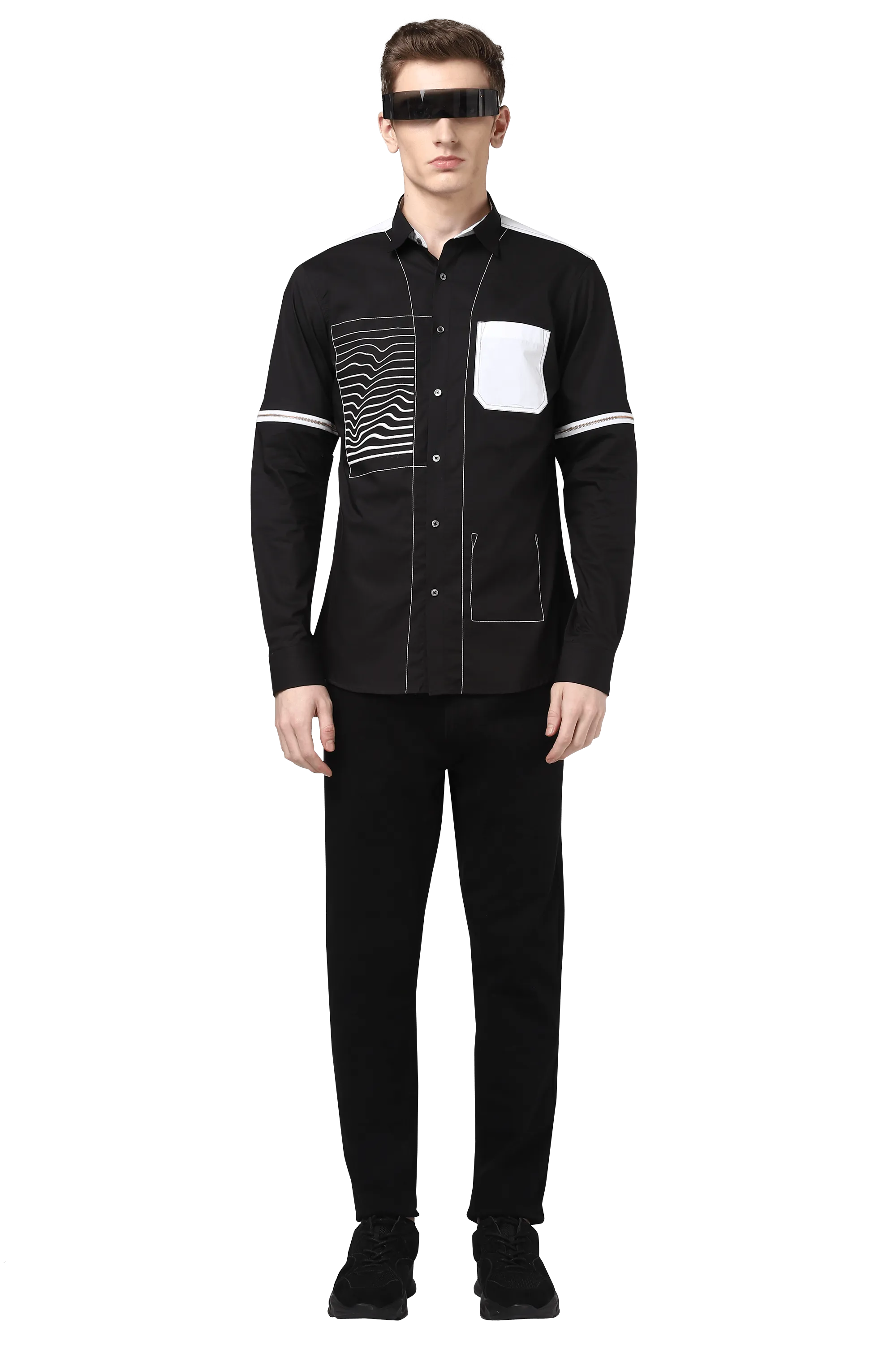The Glitch Shirt with Convert Sleeves