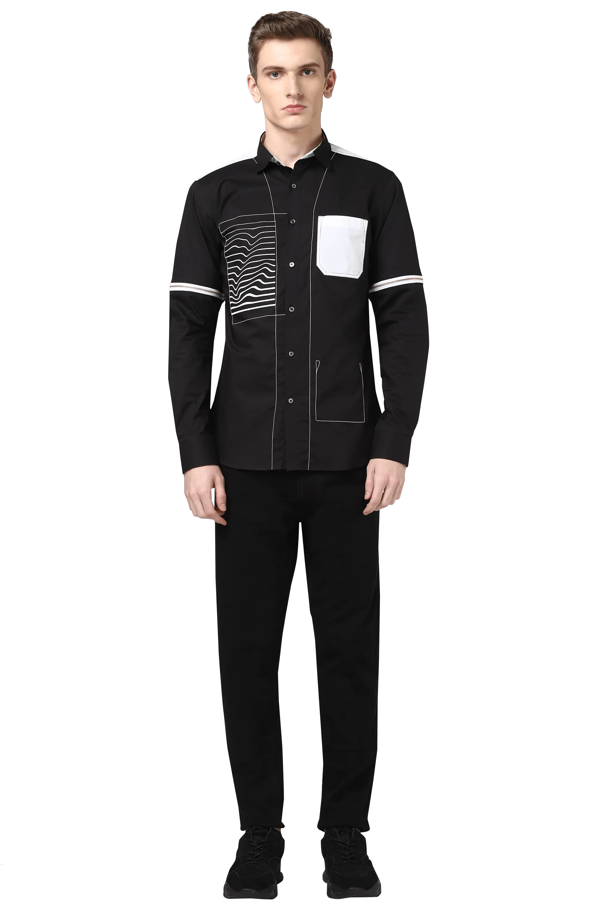 The Glitch Shirt with Convert Sleeves