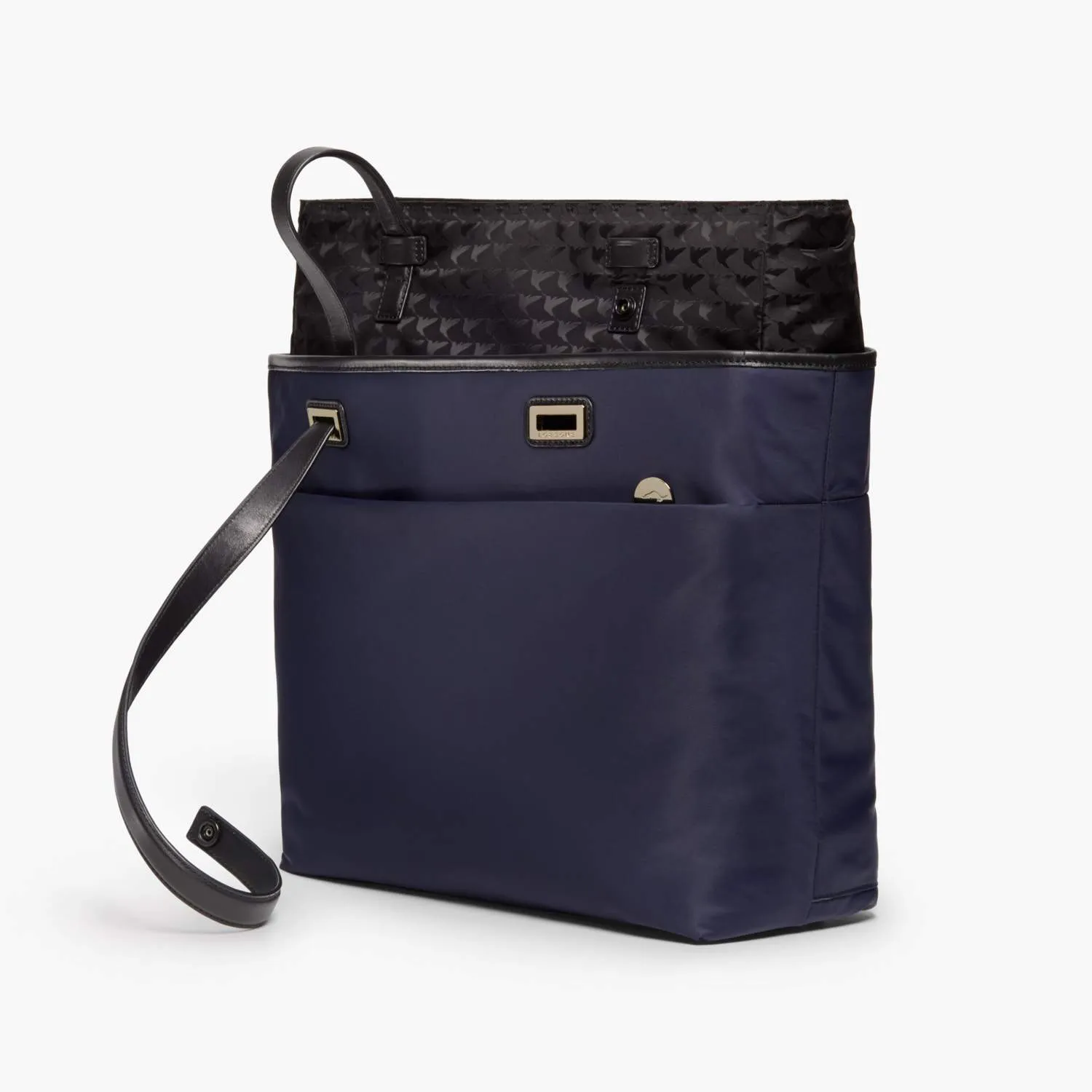 The Seville Aire Tote - Nylon - Deep Navy / Gold / Grey