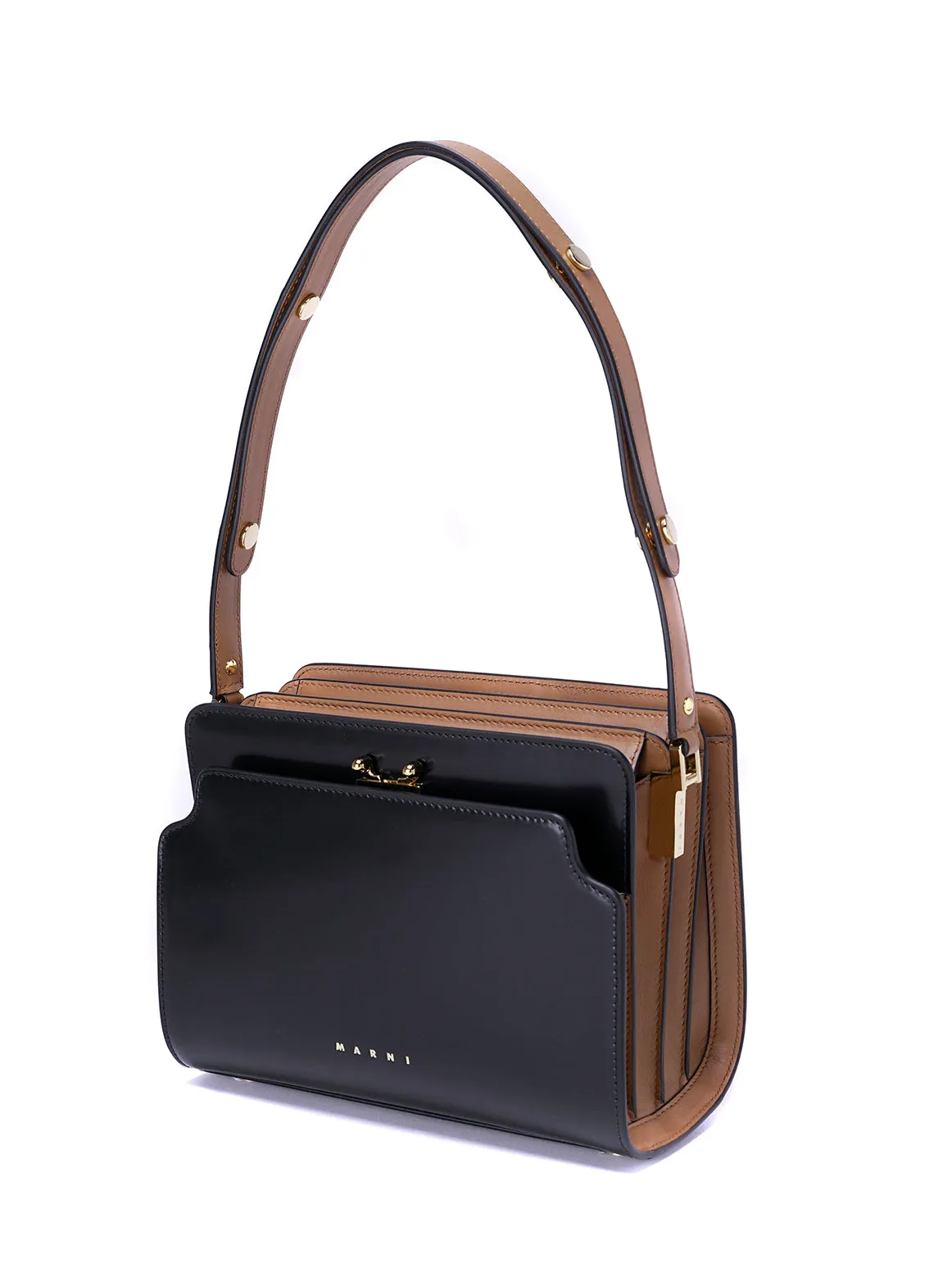 TRUNK REVERSE SHOULDER BAG_BLACK