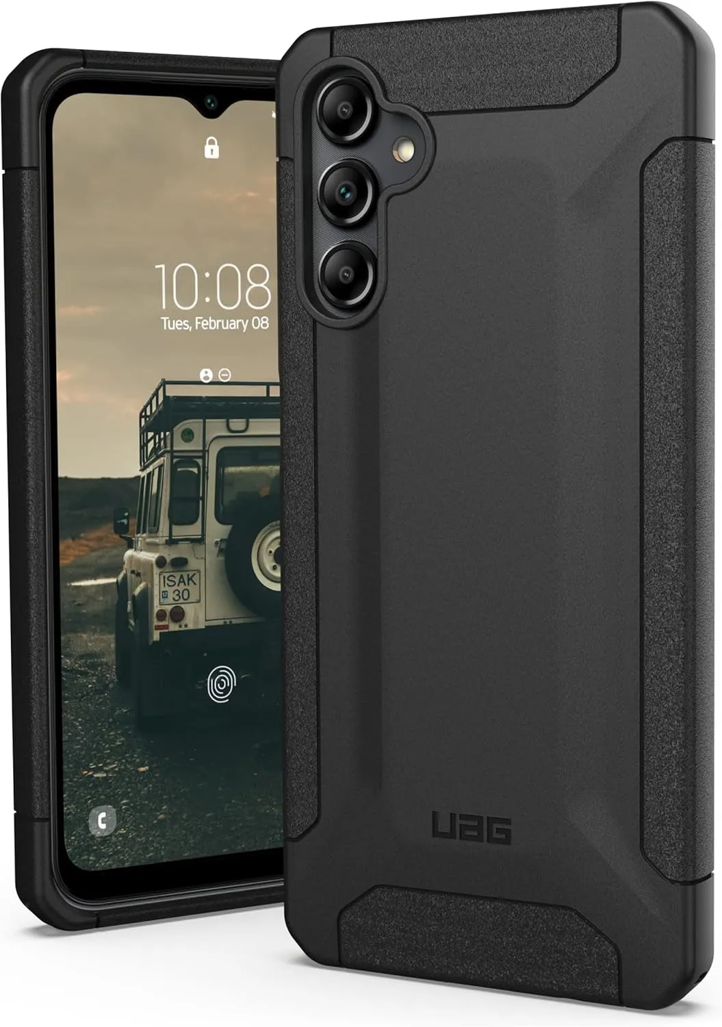 URBAN ARMOR GEAR UAG Designed for Samsung Galaxy A14 5G Case Scout Black, Rugged Lightweight Slim Drop Impact Resistant Non-Slip Protective Cover