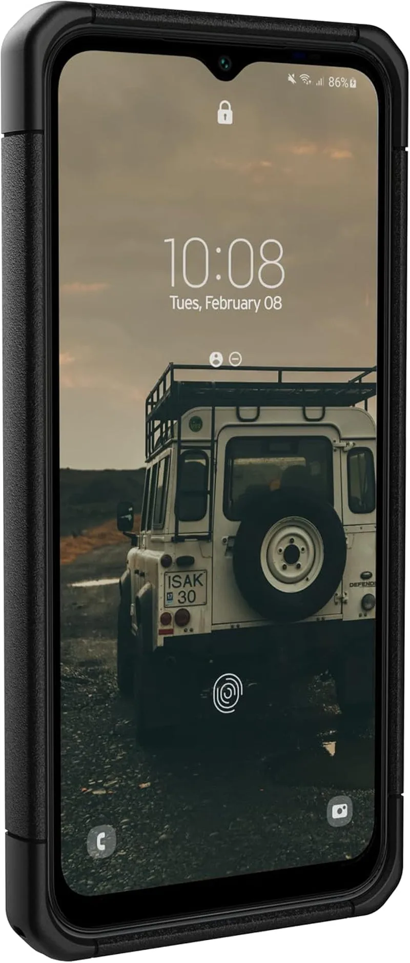 URBAN ARMOR GEAR UAG Designed for Samsung Galaxy A14 5G Case Scout Black, Rugged Lightweight Slim Drop Impact Resistant Non-Slip Protective Cover