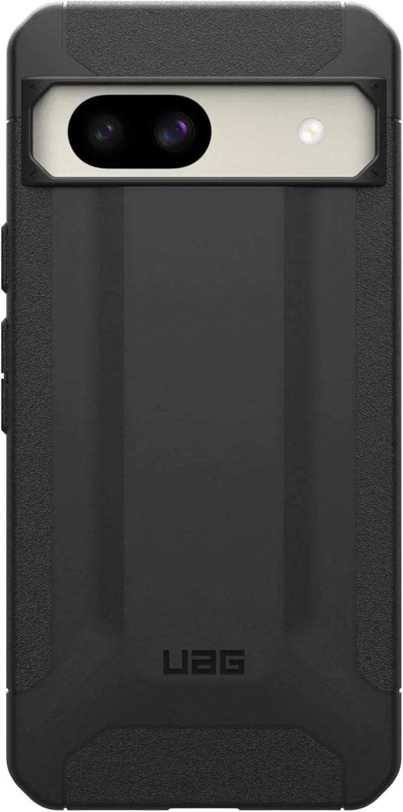 URBAN ARMOR GEAR UAG Made for Google Pixel 8A Case Scout Black, Premium Rugged Lightweight TPU Dropproof Shockproof Scratch Resistant Non-Slip Full Body Heavy Duty Protective Cover
