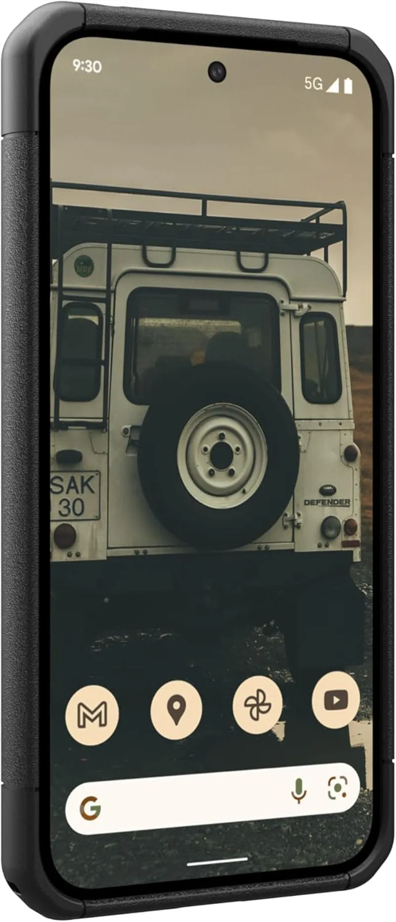 URBAN ARMOR GEAR UAG Made for Google Pixel 8A Case Scout Black, Premium Rugged Lightweight TPU Dropproof Shockproof Scratch Resistant Non-Slip Full Body Heavy Duty Protective Cover