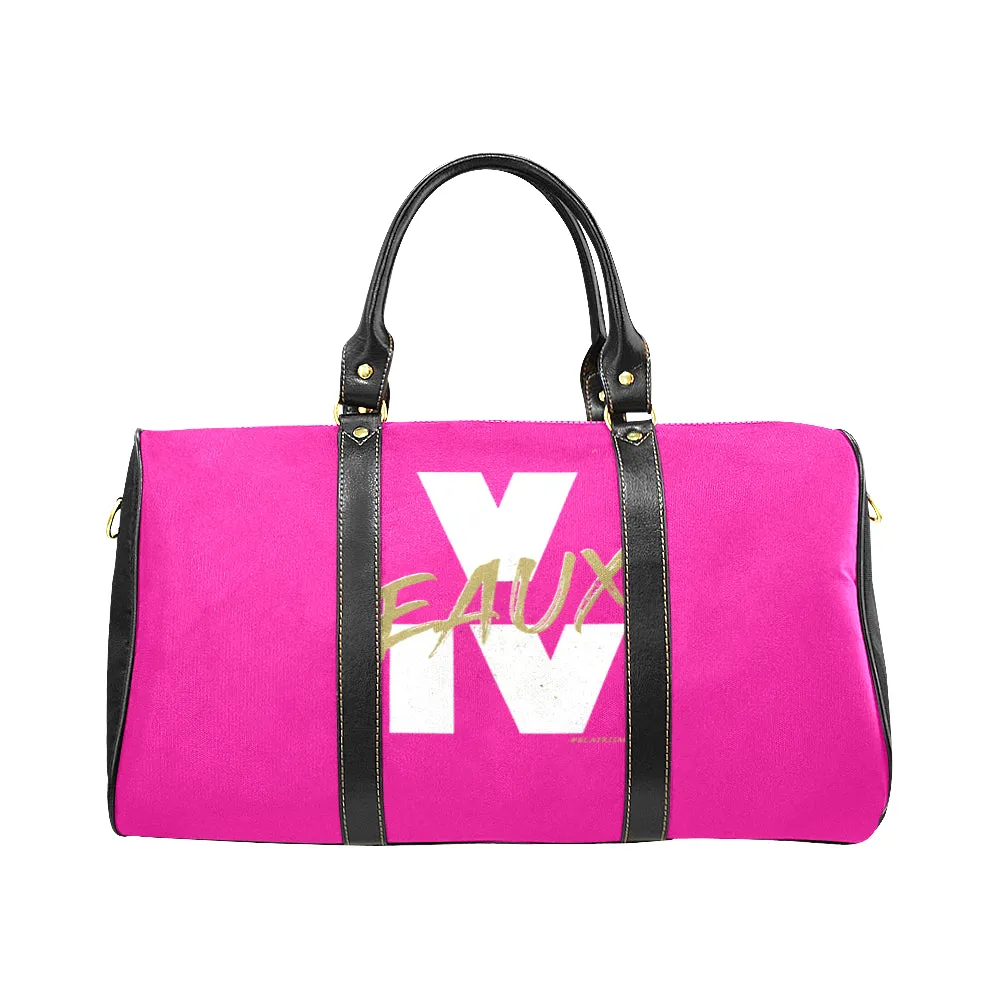 WHITE/GOLD V EAUX IV LARGE TRAVEL BAGS